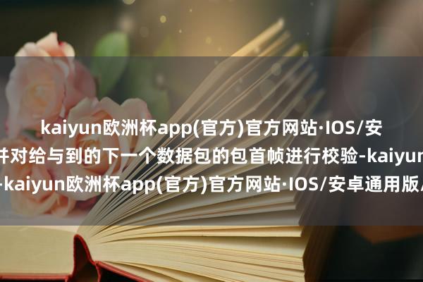 kaiyun欧洲杯app(官方)官方网站·IOS/安卓通用版/手机APP下载并对给与到的下一个数据包的包首帧进行校验-kaiyun欧洲杯app(官方)官方网站·IOS/安卓通用版/手机APP下载