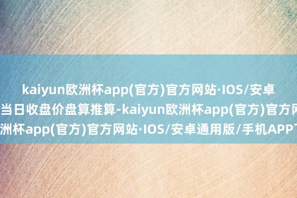 kaiyun欧洲杯app(官方)官方网站·IOS/安卓通用版/手机APP下载按当日收盘价盘算推算-kaiyun欧洲杯app(官方)官方网站·IOS/安卓通用版/手机APP下载