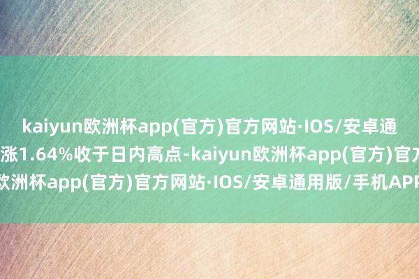 kaiyun欧洲杯app(官方)官方网站·IOS/安卓通用版/手机APP下载场内涨1.64%收于日内高点-kaiyun欧洲杯app(官方)官方网站·IOS/安卓通用版/手机APP下载