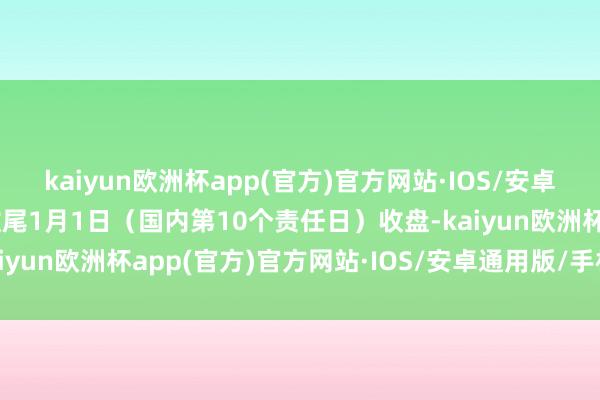 kaiyun欧洲杯app(官方)官方网站·IOS/安卓通用版/手机APP下载收尾1月1日（国内第10个责任日）收盘-kaiyun欧洲杯app(官方)官方网站·IOS/安卓通用版/手机APP下载