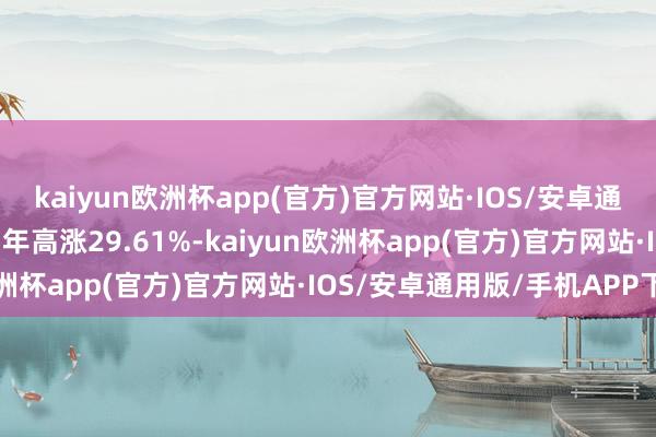 kaiyun欧洲杯app(官方)官方网站·IOS/安卓通用版/手机APP下载近1年高涨29.61%-kaiyun欧洲杯app(官方)官方网站·IOS/安卓通用版/手机APP下载