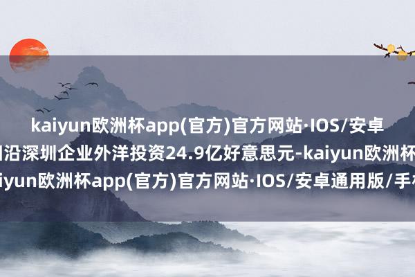 kaiyun欧洲杯app(官方)官方网站·IOS/安卓通用版/手机APP下载相沿深圳企业外洋投资24.9亿好意思元-kaiyun欧洲杯app(官方)官方网站·IOS/安卓通用版/手机APP下载