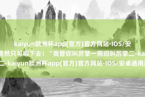 kaiyun欧洲杯app(官方)官方网站·IOS/安卓通用版/手机APP下载竟然只可咽下去！“我管你叫厉擎一照旧叫厉擎二-kaiyun欧洲杯app(官方)官方网站·IOS/安卓通用版/手机APP下载