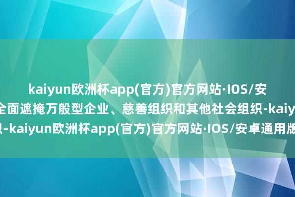 kaiyun欧洲杯app(官方)官方网站·IOS/安卓通用版/手机APP下载全面遮掩万般型企业、慈善组织和其他社会组织-kaiyun欧洲杯app(官方)官方网站·IOS/安卓通用版/手机APP下载